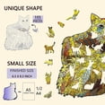 thumbnail image 2 of Rompecabezas HUOGUO Wooden Cat, 105 piezas, para colección de rompecabezas, 2 of 5