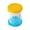 Yellow Blue mixed, variant on SDFGTstore Leakproof Glass Container With Hourglass Designs For Refrigerator Safe