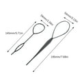 thumbnail image 3 of Pompotops Topsy Tail Tools for Women Girls French Braid Tool Loop Ponytail Maker Hair Tools Braid Hair Accessories, 3 of 4