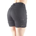 thumbnail image 2 of Fashion2Love Women's Juniors High Waist Classic Ripped Distressed Bermuda Shorts, 2 of 9