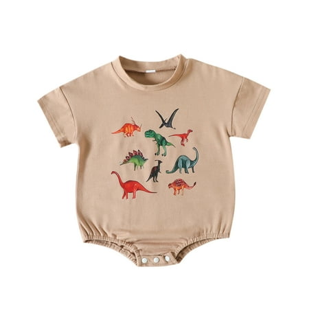 

Onesie Baby Jumpsuit Boys Girls Short Sleeve Cartoon Dinosaur Prints Romper Bodysuits Clothes Kid Child Fashion Baby jumpsuits