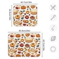 thumbnail image 3 of Bread Berry Pumpkin Dish Drying Mat 16x18 Absorbent Microfiber Draining Rack Pad for Kitchen Counter Sink, 3 of 8