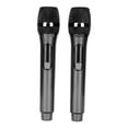 thumbnail image 2 of Handheld Microphone, Wireless Microphone Multipurpose 30Hz To 20kHz  For Home Black, 2 of 8