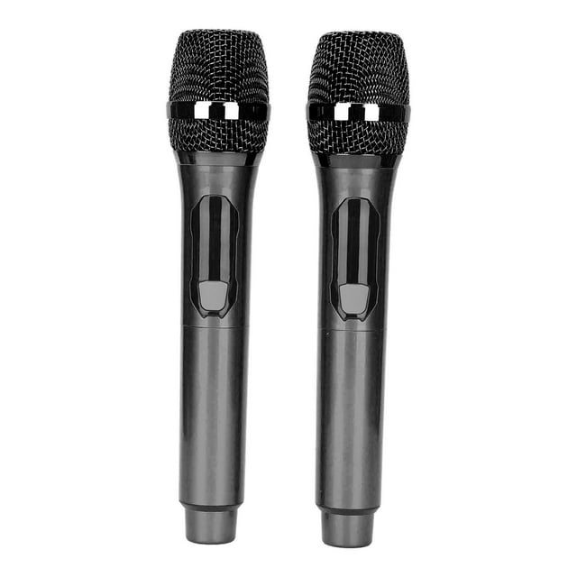 Microphone à Main, 50 M Recevant Un Signal Stable 30 Hz à 20 KHz Microphone Sans Fil Pour Conférence Noir