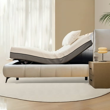 Donext Queen Adjustable Bed Frame with Head and Foot Incline, Wireless Remote, Zero Gravity, Quiet Motor, Black