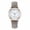 H005- Gray, variant on Ladies Watch, Wrist Watch, Water Resistant, Luminous Hands, Green Luminous Markers, Stainless Steel Case, Easy to Read Dial, Gray Faux Leather, 1 Pc, Minimalist Casual Timepiece,