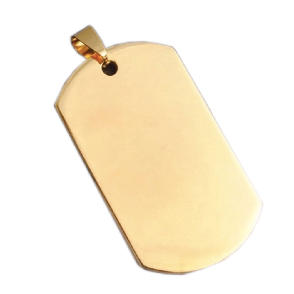 Stainless Steel Blank Military Dog Tags