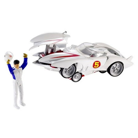 Hot Wheels Speed Racer Deluxe Vehicle with Figure, Mach 5