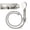 Brushed Nickel-on/off switch, variant on Rv Shower Faucet With Hose And Head Metal Camper Replacement On-off Guide Ring Holder For Rhome (on/off Chrome)
