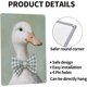 thumbnail image 5 of Letreros metálicos de hojalata con diseño de pato blanco con pajarita a cuadros, decoración de pared de 8 x 12 pulgadas, 5 of 8