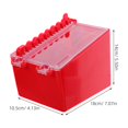 thumbnail image 2 of EXHUMKY Caja Portallaves De Seguridad Roja Con 8 Posiciones De Para Uso Diario Y Montaje En Pared, 2 of 8