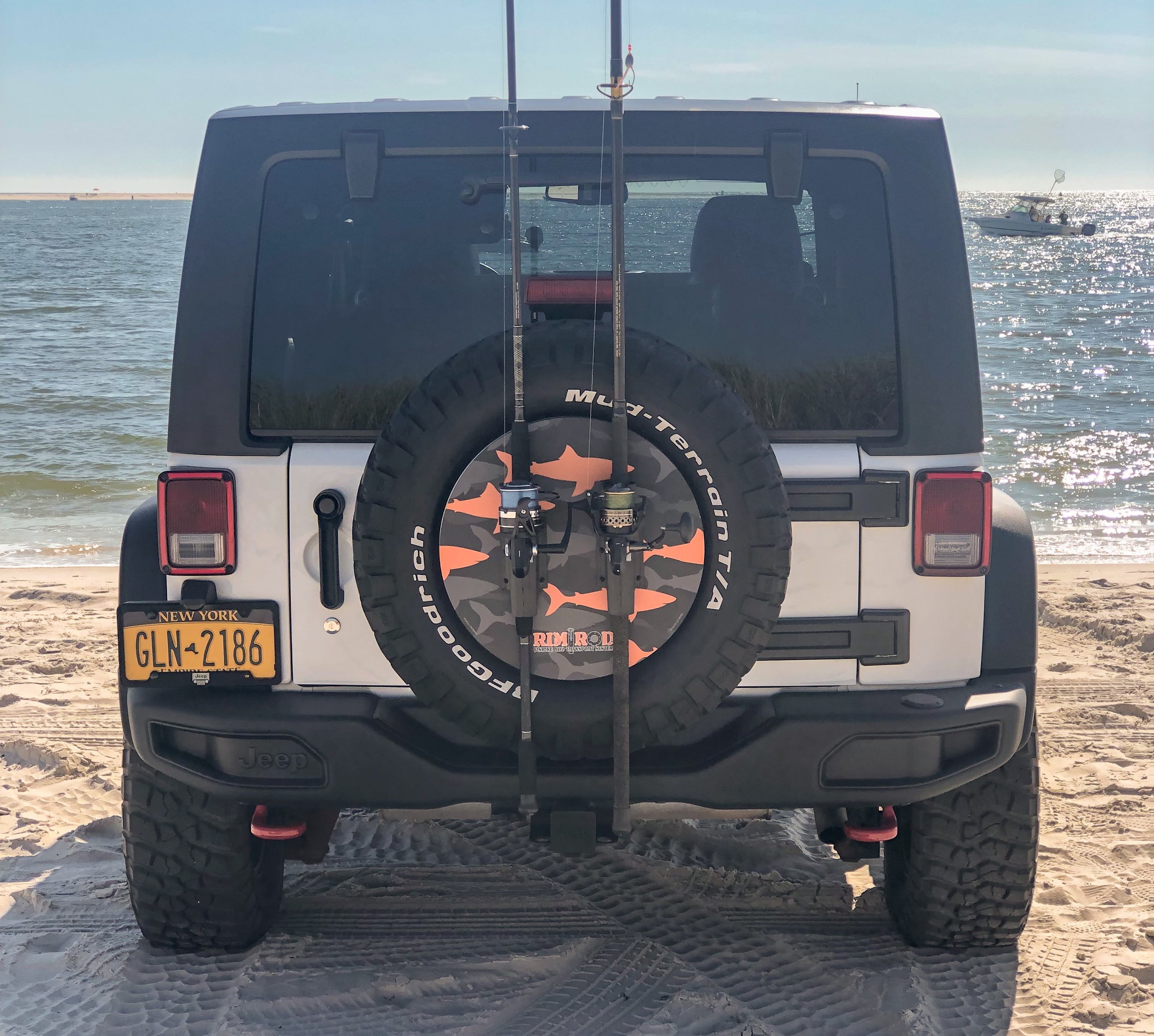 RIM-ROD IS THE OFFICIAL TRANSPORT SYSTEM YOU NEED TO GET YOUR FISHING GEAR  WHEREVER YOU For Jeep Wranglers, Jeep Fishing Pole Holder