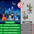 thumbnail image 4 of Bloques magnéticos Annexfun, 100 unidades, Blue Castle Christmas World, 4 of 6