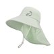 thumbnail image 1 of Sombrero de Sol de ala Ancha de Verano for Mujer con Lindo Bordado de Gato y Solapa for el Cuello - Sombrero de Playa al Aire Libre for Sombra y Estilo, 1 of 2