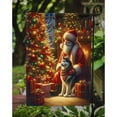 thumbnail image 3 of Siberian Husky and Santa Claus Garden Flag 11.25 in x 15.5 in, 3 of 5