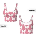 thumbnail image 5 of Lsque Butterfly 2 Printed Women'S Sports Bra, Compression, Moisture Wicking, High-Impact Sports Bra For Women,Supportive sports bra-X-Large, 5 of 9