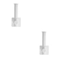 thumbnail image 4 of Injueey Accesorio de papel para rollo de cocina, soporte de papel higiénico para montaje en pared, accesorios para toallas de baño, soportes para blanco 2piezas Injueey CBP083341, 4 of 6