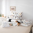 thumbnail image 6 of Manfei Dachshund Corgi Dogs Bedding Comforter Set 7-Piece,Pet Lovers King Bedding Sets,Rustic Flower Floral Bed Sheets For Teens,Luxury Bedroom Decor,Reversible, 6 of 8
