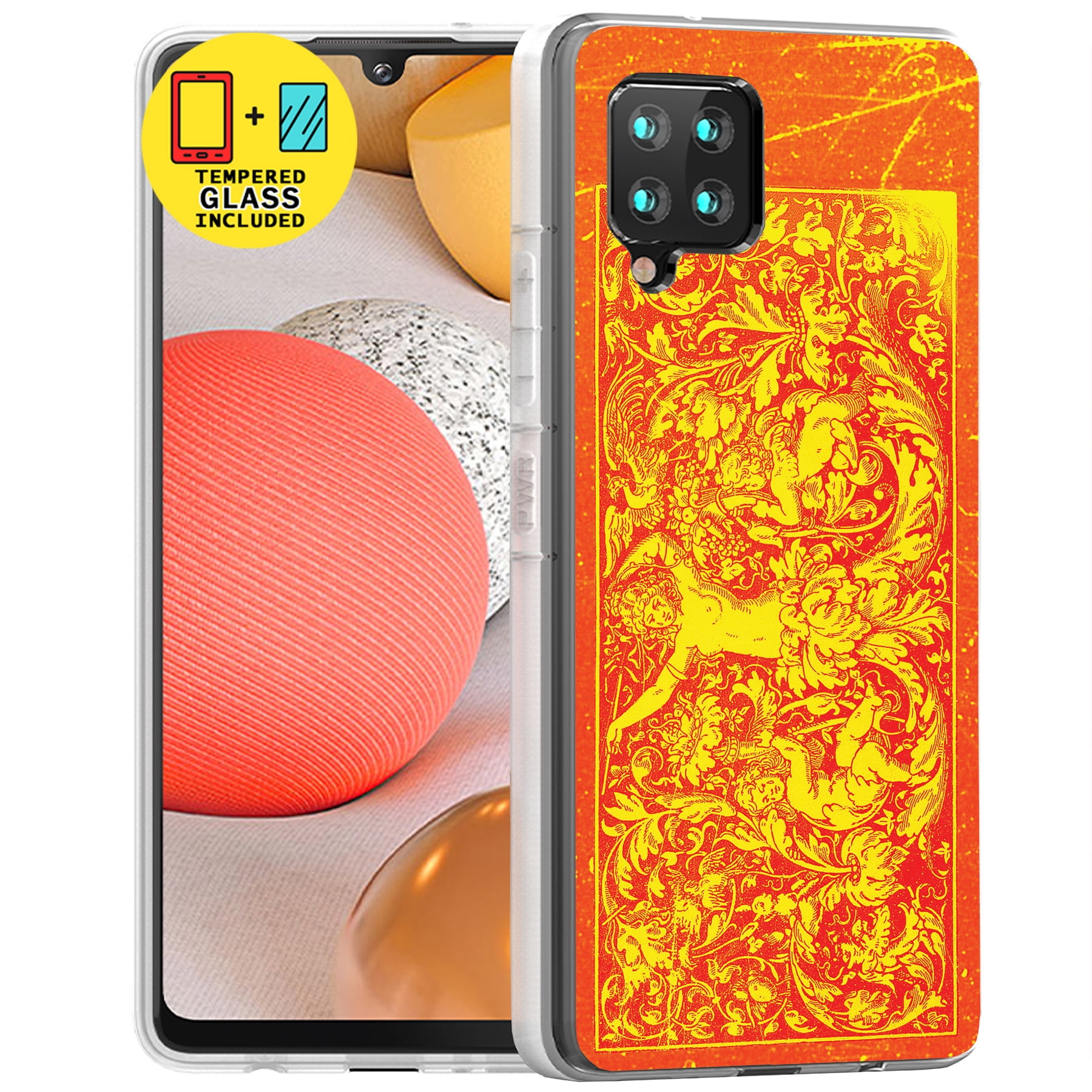 TalkingCase Slim Case for Samsung Galaxy A42 5G, Glass Screen Protector Incl , Goddess Print,Light Weight, Flexible, Anti-Scratch,USA