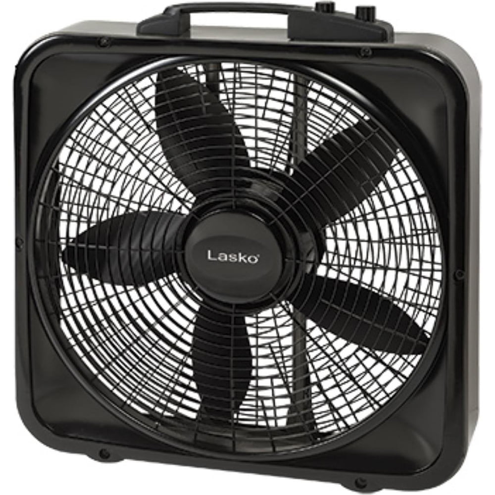 Lasko WeatherShield Select 20" Box Fan with Thermostat, Model B20570