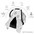 thumbnail image 4 of Funda de lactancia Yobvec Koala para asiento de coche para bebés, 100 x 70 cm, 4 of 7