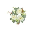 thumbnail image 1 of Coronas de Primavera para Puerta Delantera Rosa Anillo de Flores de Primavera Corona de Flores de Puerta Delantera Anillo de Velas de Hortensia Corona de Flores Casa Artificial Centro de Bodas Festiva, 1 of 6