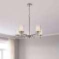 thumbnail image 2 of 5515-BN Millennium Lighting Huderson - 5 Light Chandelier-23 Inch Tall and 26 Inch Wide-Brushed Nickel Finish    -Traditional Installation, 2 of 7