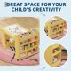 thumbnail image 2 of Conjunto de Mesa y 2 Sillas – Escritorio de Madera Multifuncional – Estantes de Gran Capacidad – Dibujo, Manualidades y Actividades Creativas – Hogar, Estudio, Guardería o Sala de Juegos – Infantil, 2 of 7