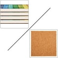 thumbnail image 4 of POGLIP Old Wood Rustic Oak Plank with Vertical Striped Vivid Woods Farm Barn Image Set of 4 Coaster for Drinks, Absorbent Ceramic Stone Coasters Cup Mat with Cork Base for Coffee Table Bar Decor, 4 of 4