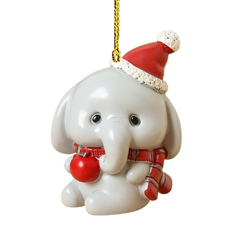 

ZAROYEAX Christmas Cute Pendant Acrylic Pendant Gift Pendant with Lanyard Pendant