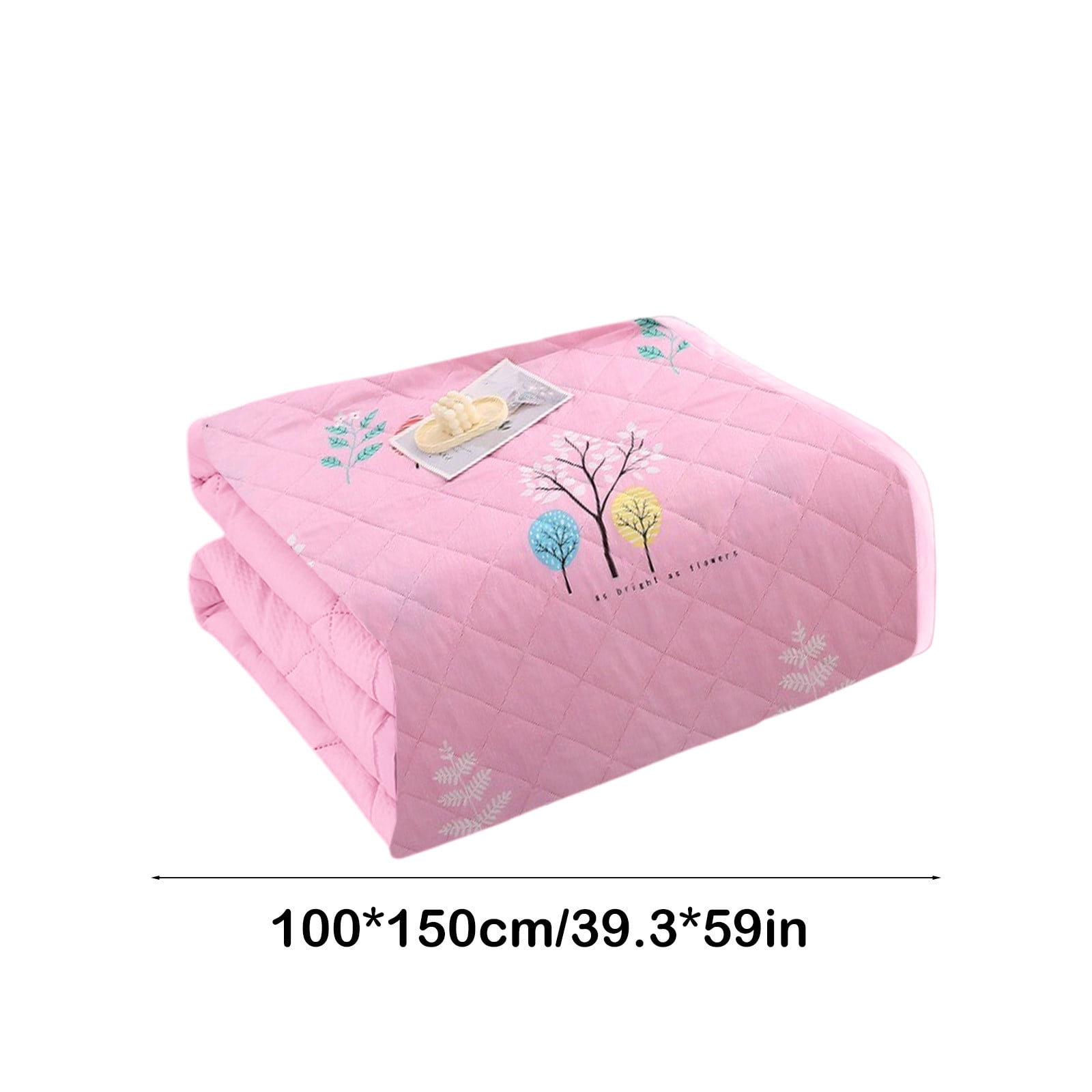 YAMB Lightweight Comforter Summer Quilt,Soft Microfiber Bedspread for King Queen Twin Full Size Bed,Washable Cotton Quilted Ventilation Quilt,Modern Style Pattern Coverlet for All Season,40"x60"