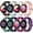 Black/Gray/Pink/White/Blue/Plum/Fuchsia/Pine Green, variant on Tianle 8 Pack Band Compatible with Samsung Watch 4 Bands/Samsung Watch 5/Samsung Watch 6 Bands, Galaxy Watch 5 Pro/Galaxy Watch 4 6 Classic/Watch 3, 20mm Soft Silicone Accessories Women Men, Small