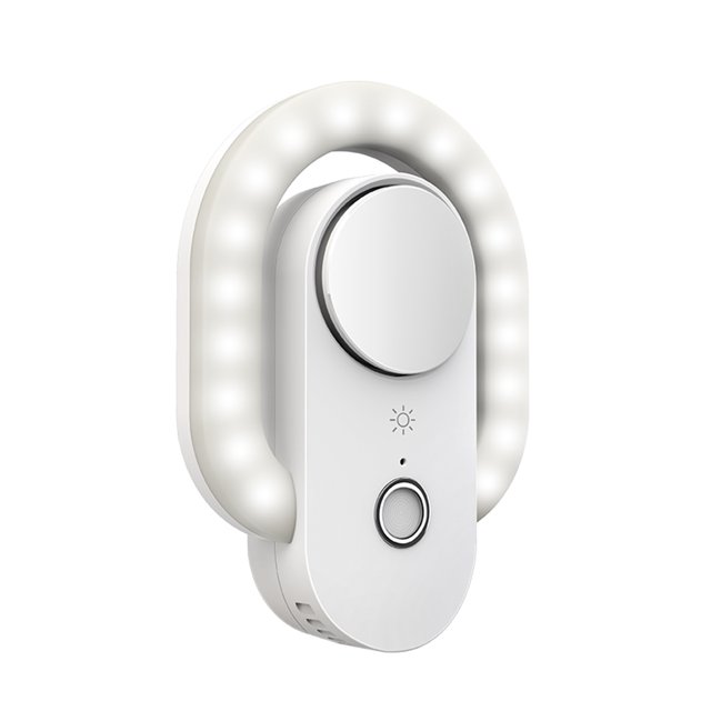 Negative ion purification night light air purifier with adjustable brightness USB charging 120-degree sensing angle soft light long battery life night light air purifier
