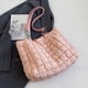 thumbnail image 1 of Bolso de hombro con burbujas para mujer, bolso informal versátil para citas de invierno (rosa), 1 of 8