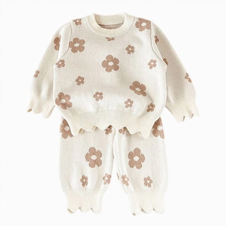 HCNTES Baby Boy Winter Clothes Toddler Outfits for Boys Baby Boy Clothes Long Sleeve Sweatshirts and Pants Baby Clothes