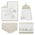 thumbnail image 2 of Sweet Jojo Designs Serengeti Animals Taupe Brown Black White 4 Piece Crib Bedding Set, 2 of 6
