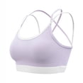 thumbnail image 3 of Vetsdori Workout Sports Bras for Women Wirefree Bralette Racerback Casual,Summer Padded Womens Bras, 3 of 9