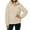 C-Beige4, variant on DHFJKG Women's Winter Warm Hooded Puffer Jacket Top Padded Pullover Solid Color Loose Fit Button Up Placket Hoodies Coat Tops Lightweight Long Sleeve Cozy Outerwear