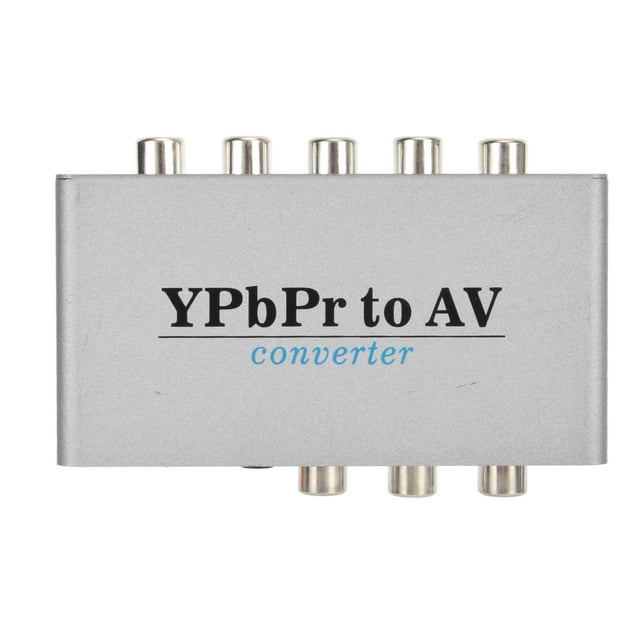 Convertidor YPbPr A CVBS, Puerto RCA Plug And Play Disipación De Calor Captura De Vídeo Convertidor YPbPr A AV 1080P60 Para Monitor