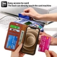 thumbnail image 5 of For Apple iPhone 14 Pro Max Detachable Leather Wallet Card Holder Magnetic Flip Stand Case Cover, 5 of 6