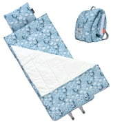 Urban Infant Bulkie Kids All-Purpose Nap / Sleep Mat – Converts to Backpack - Bunnies