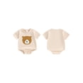 thumbnail image 4 of Baby Summer Romper Cute Bear Print Short Sleeve Newborn Jumpsuit for Toddler Boy Girls Cute Clothes, 4 of 10