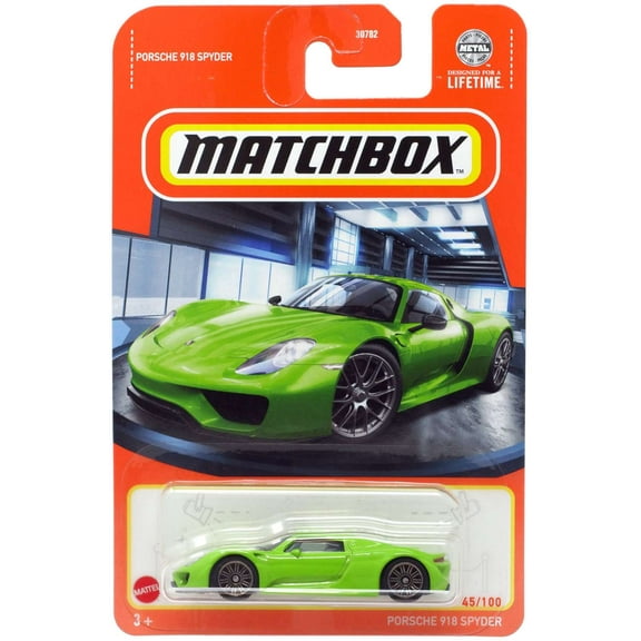 Matchbox Porsche 918 Spyder Diecast Car