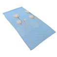 thumbnail image 1 of Blue Sheer Curtains, Strong Practicality Easy To Clean Purple Flowers Sheer Curtains Polyester INS Style For Dining Room For Bedroom For Living Room ANGGREK Otros, 1 of 8