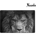 thumbnail image 3 of FREEAM Animal Lion Area Rug 5'x7', Black and White Lion Polyester Area Rug Mat for Living Dining Dorm Room Bedroom Home Decorative, 3 of 6