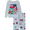 Cars, variant on Christmas Character Toddler Long Sleeve and Pant Pajama Set, Sizes 12M-5T