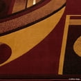 thumbnail image 5 of Allstar Rugs Allstar Modern Colorblock Design Rug Burgundy 5' 2"x7' 1" 5' x 8', 5 of 5