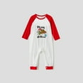thumbnail image 5 of Lazy Sloth Family Christmas Pajamas, Red Plaid Matching Holiday Sleepwear with Pet Outfit, Cotton Blend, 5 of 7