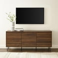 thumbnail image 2 of Crosley Furniture Teagan Mid Century Record Storage Sideboard Buffet Cabinet, 2 of 15