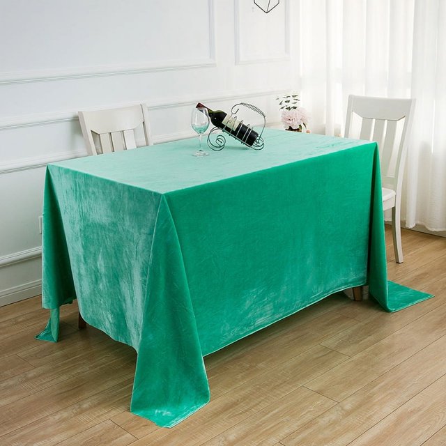 Gold Cloth Tablecloth Fabric Flannel Sign-in Tablecloth Stall Tablecloth Conference and Exhibition Flannel Tablecloth Thickened Tailstock